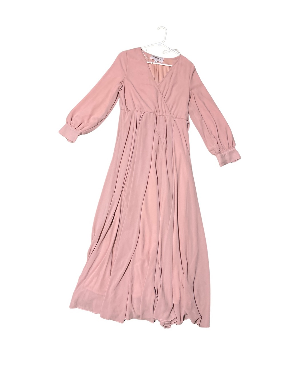JessaKae Blush Pink Wrap Dress